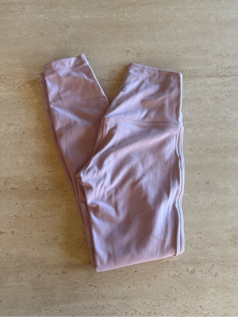 Lululemon blush pink align double lined leggings size 2